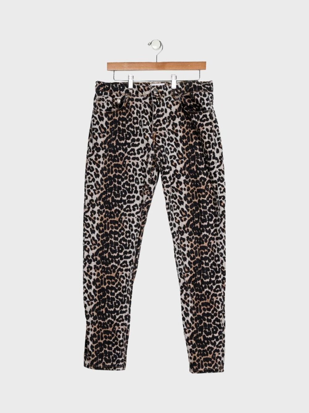 Ganni Mid-Rise Straight Leg Jeans